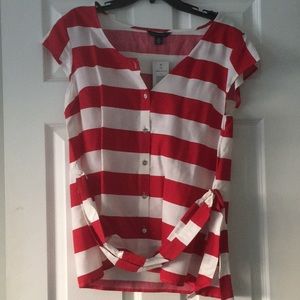 Tommy Hilfiger belted top Bran New Size Large